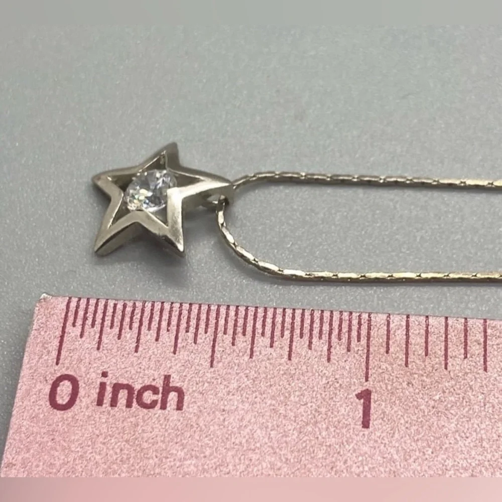 Alexa’s Angels Cubic Zirconia Star Necklace #6538
